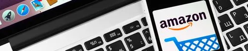 amazon app on an apple laptop