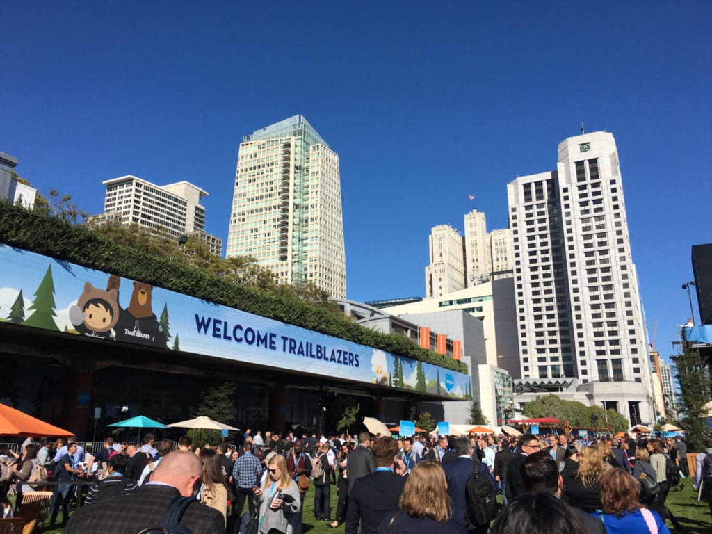 The DreamForce Conference in 2018.